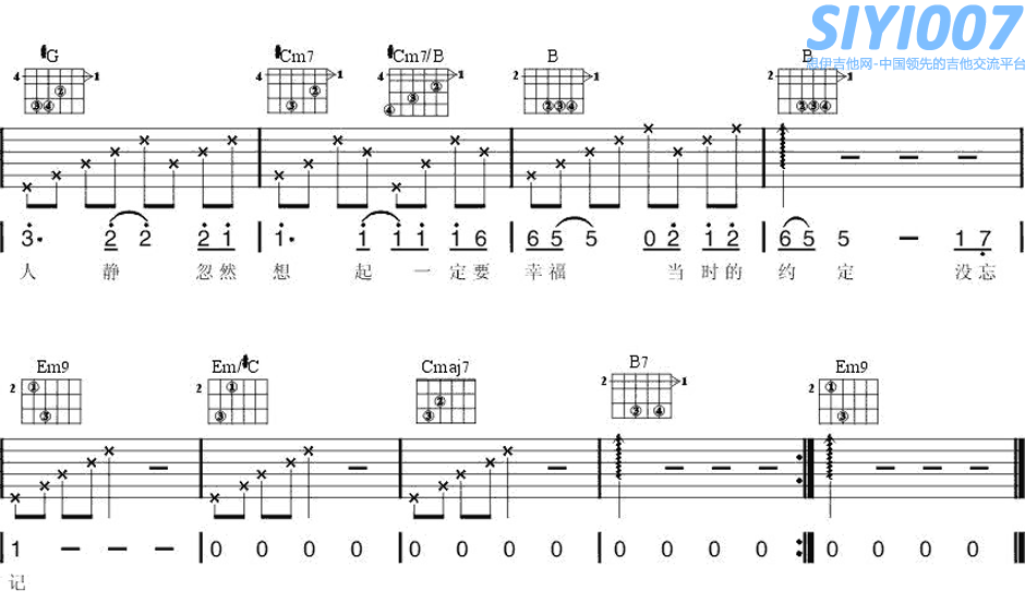 陈小春一定要幸福吉他谱第3页