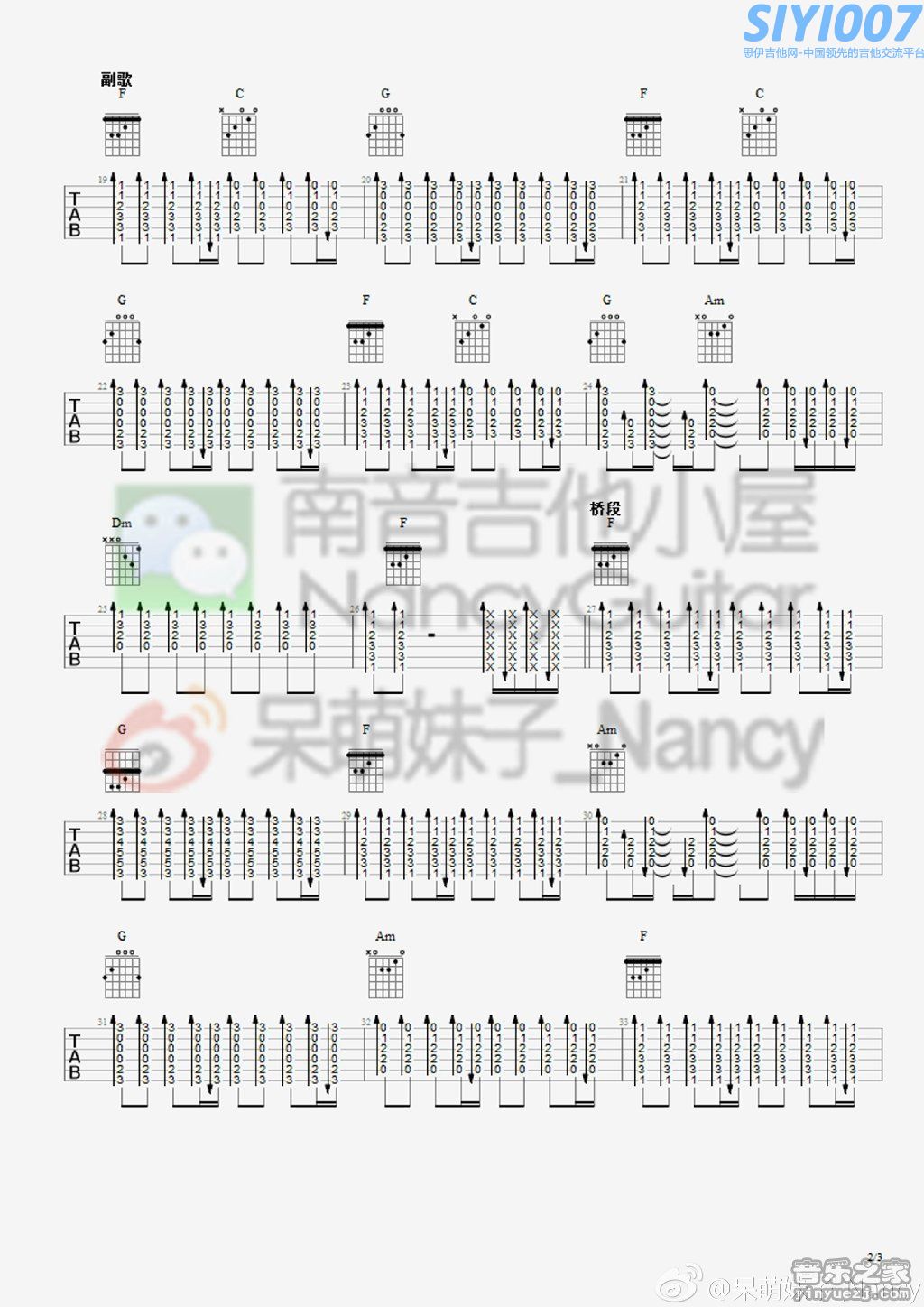 AvrilMy Happy Ending(Nancy)吉他谱第2页