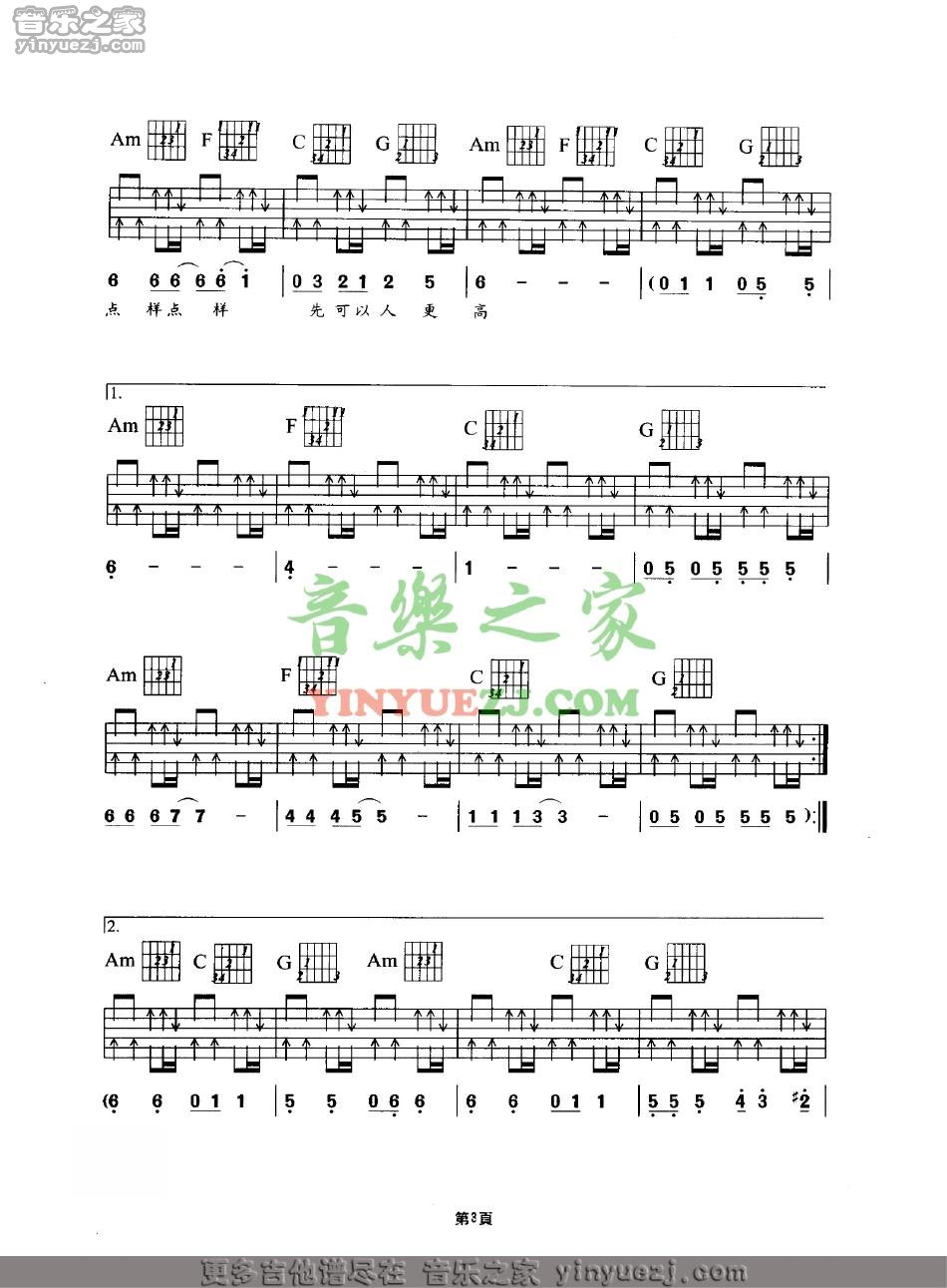 3Beyond《点解点解》吉他谱